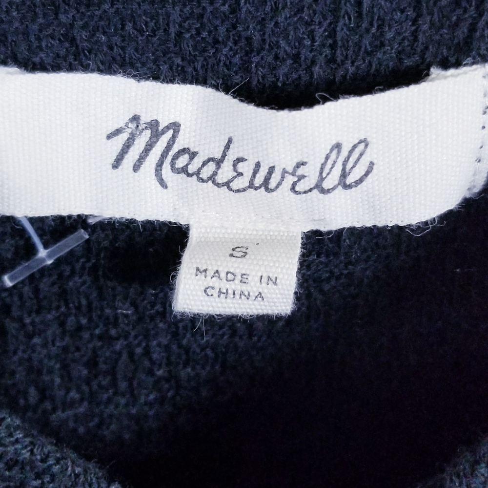 Madewell Button Down Drawstring Black Romper! - image 2